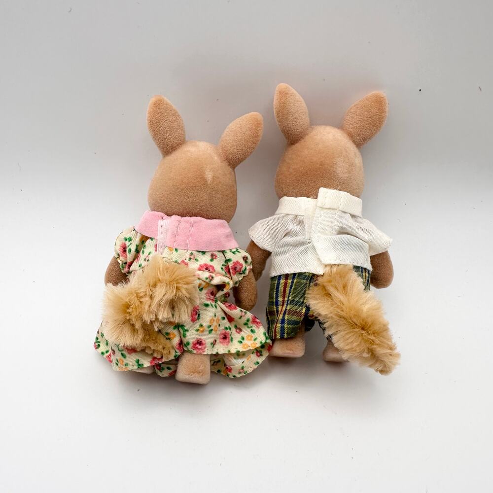 Calico Critters Sylvanian Family Hopper Kangaroo Family Mom Baby Dad Epoch - Picture 3 of 3